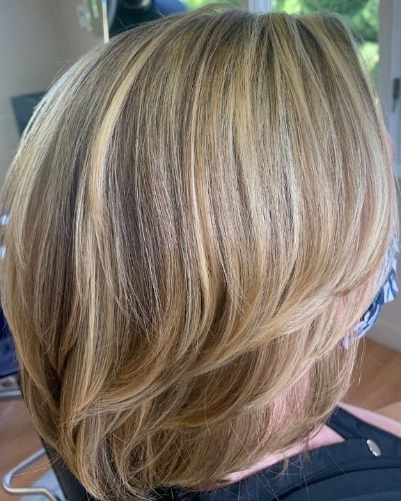 Multi color highlight ,balayage by Jan & haircut by Kristina