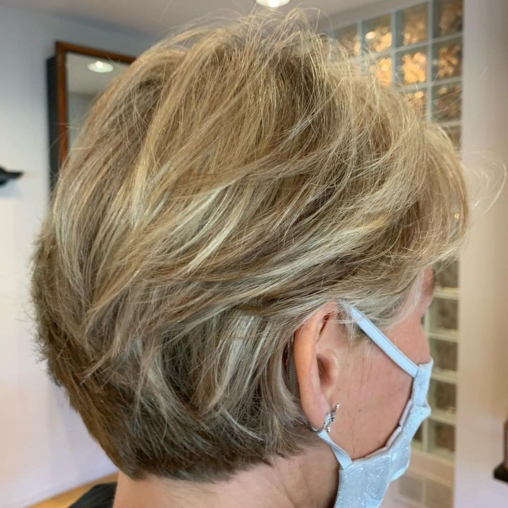 Hair color by Jan Haircut by Rudy