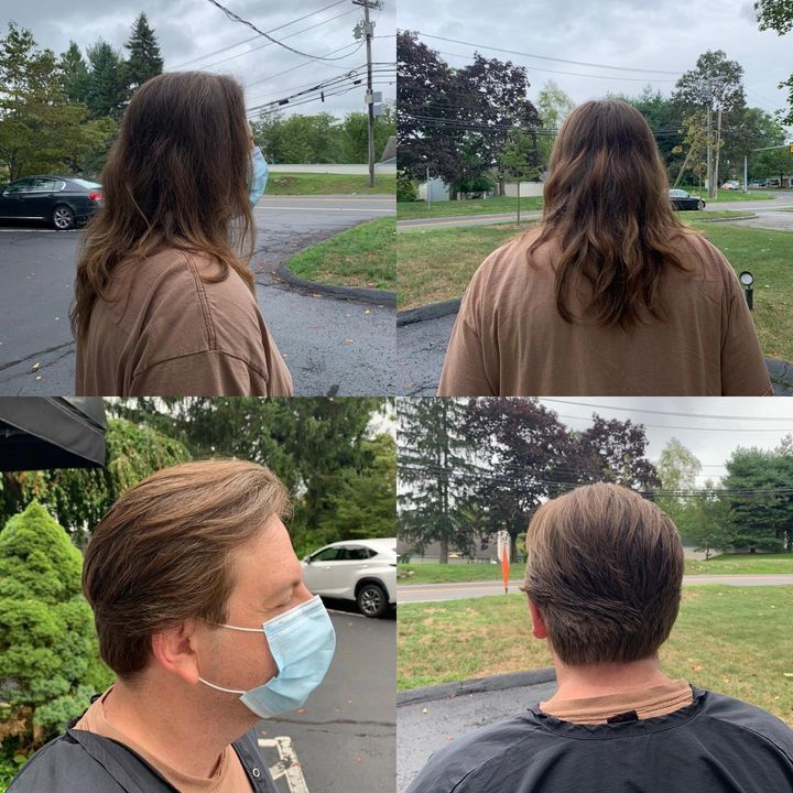 Makeover men’s haircut by Krisztina