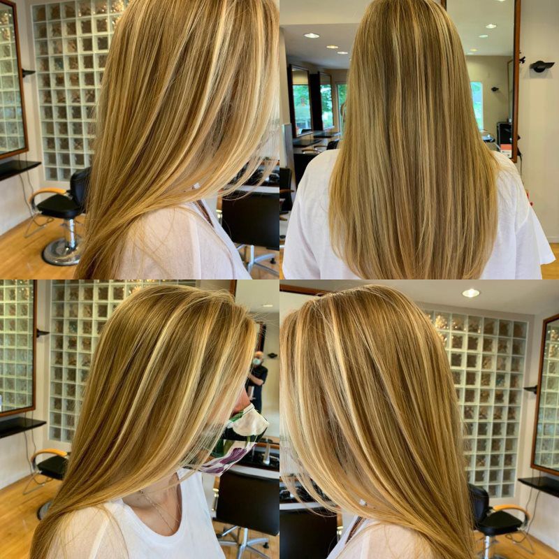 Hair color by Jan & Haircut by Nancy