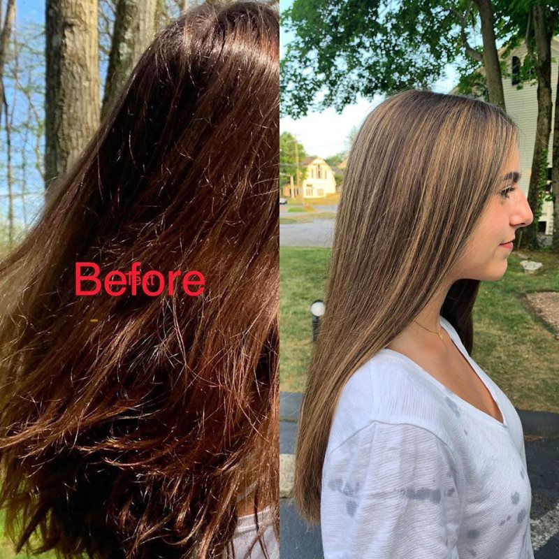 Hair color & haircut by Krisztina