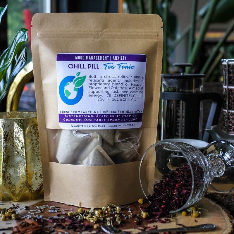 From From Earth Experience the power of pure potent Herbs & Teas