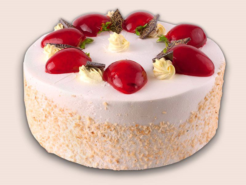 Strawberry Banana Atomic Cake 10"