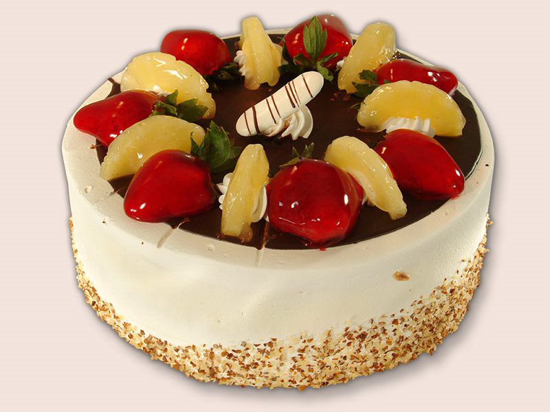 Strawberry Pineapple Cake 10"