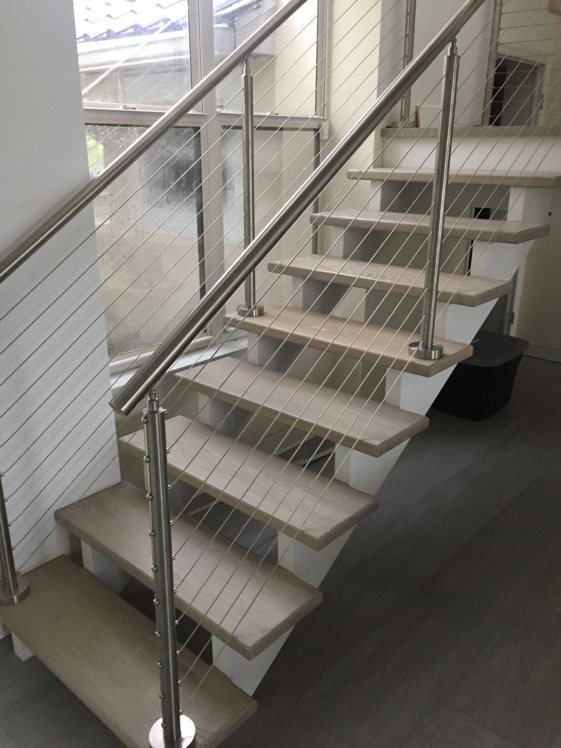 metal modern staircase
