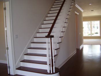 wood staircase