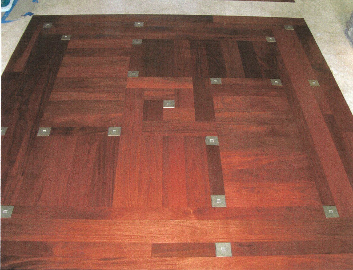 reddish floor