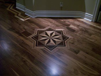 diagonal wood floor