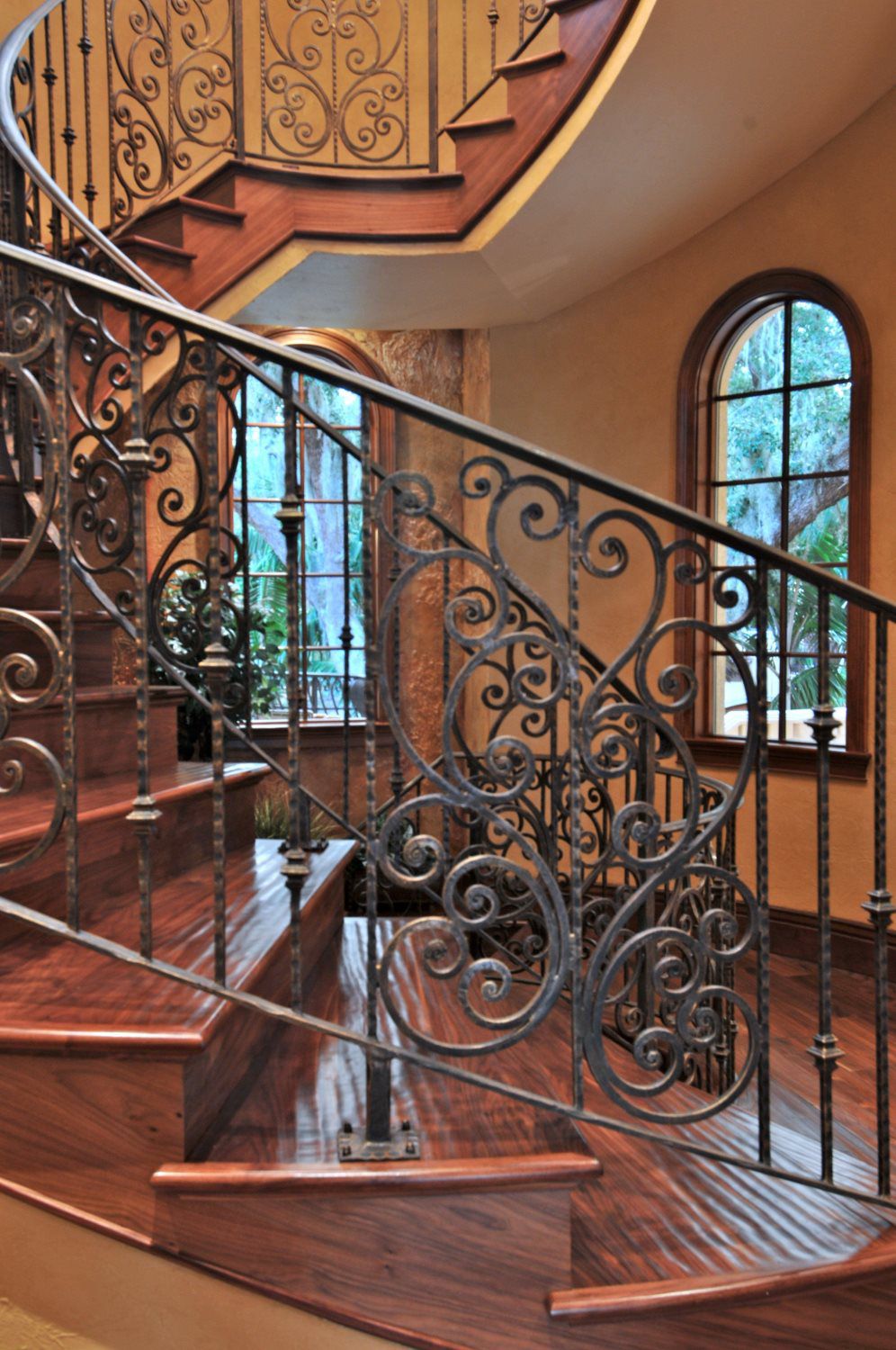 metal railing staircase