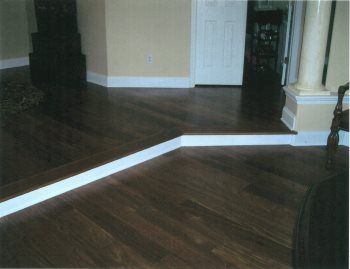 dark brown floor