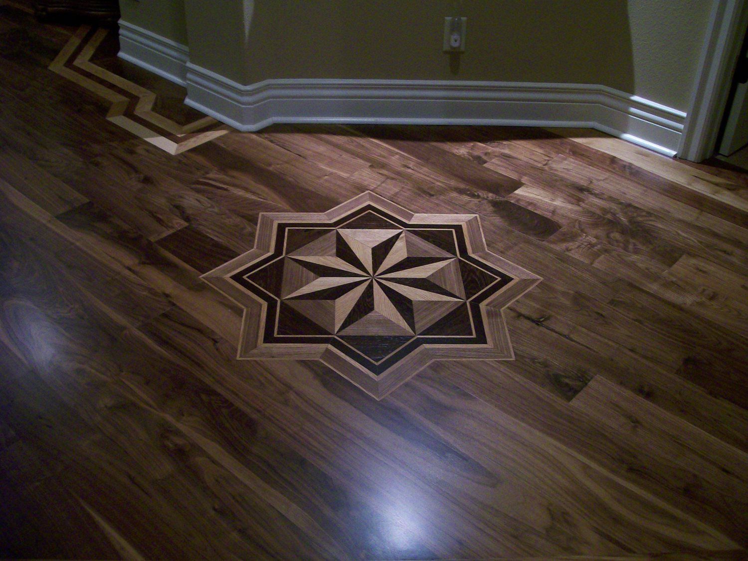 brown flooring