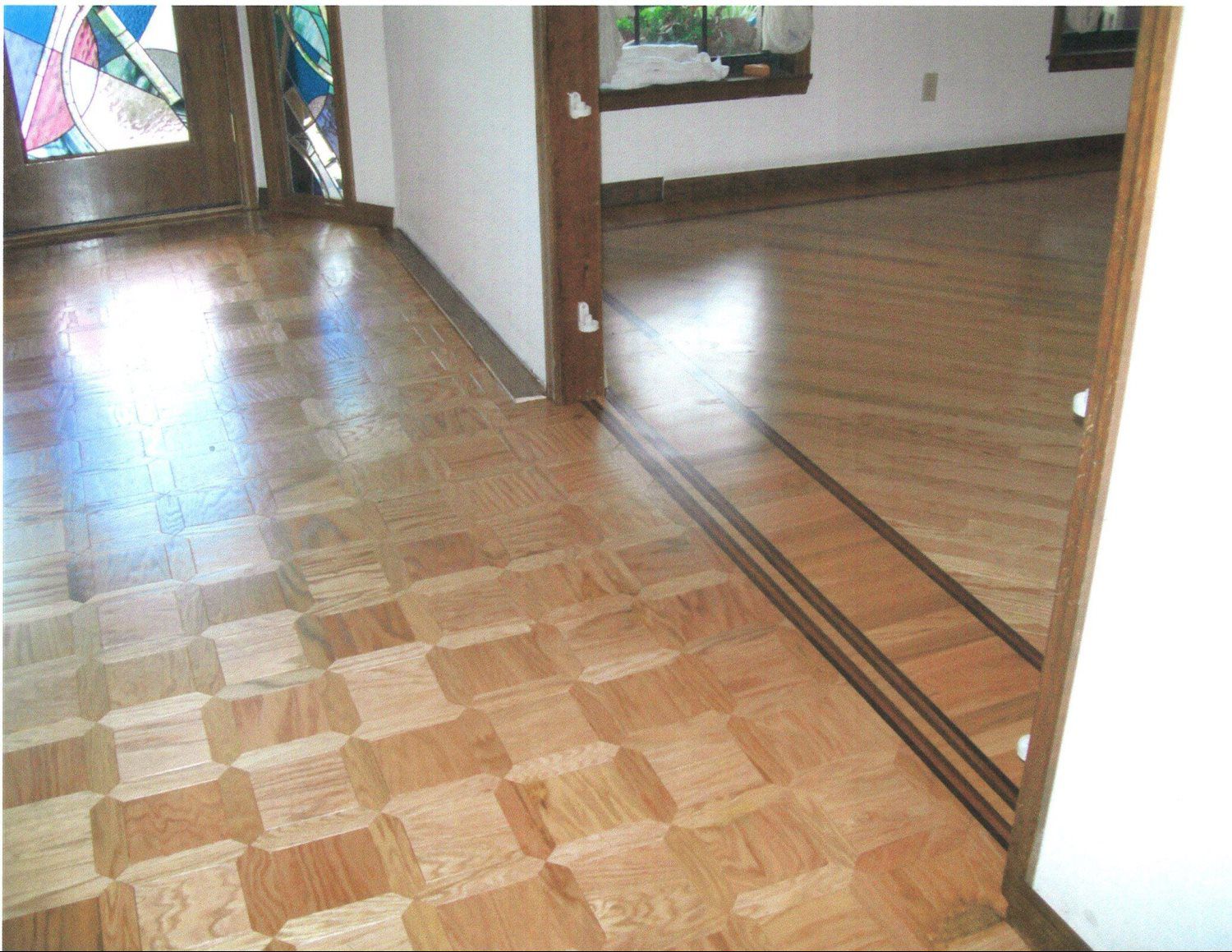 diagonal style floor