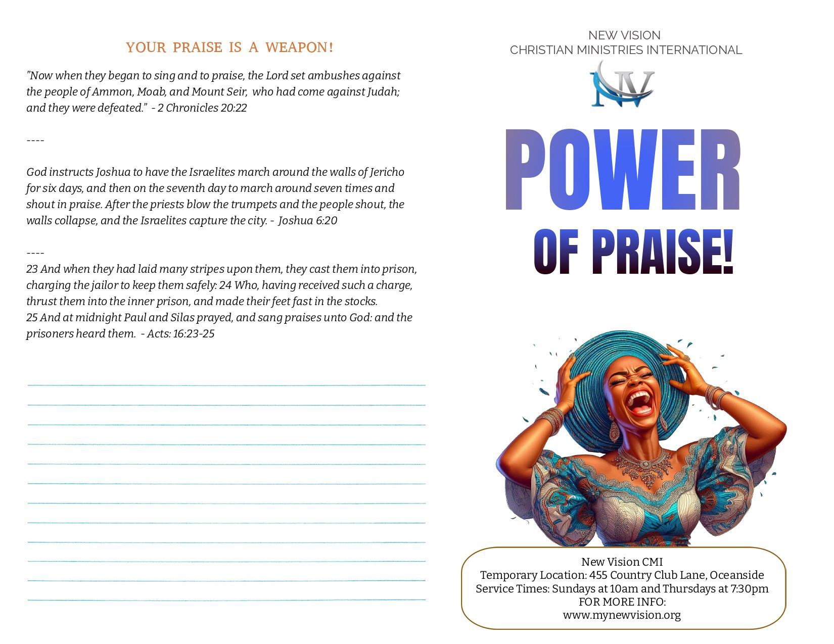 Power of Praise Lesson