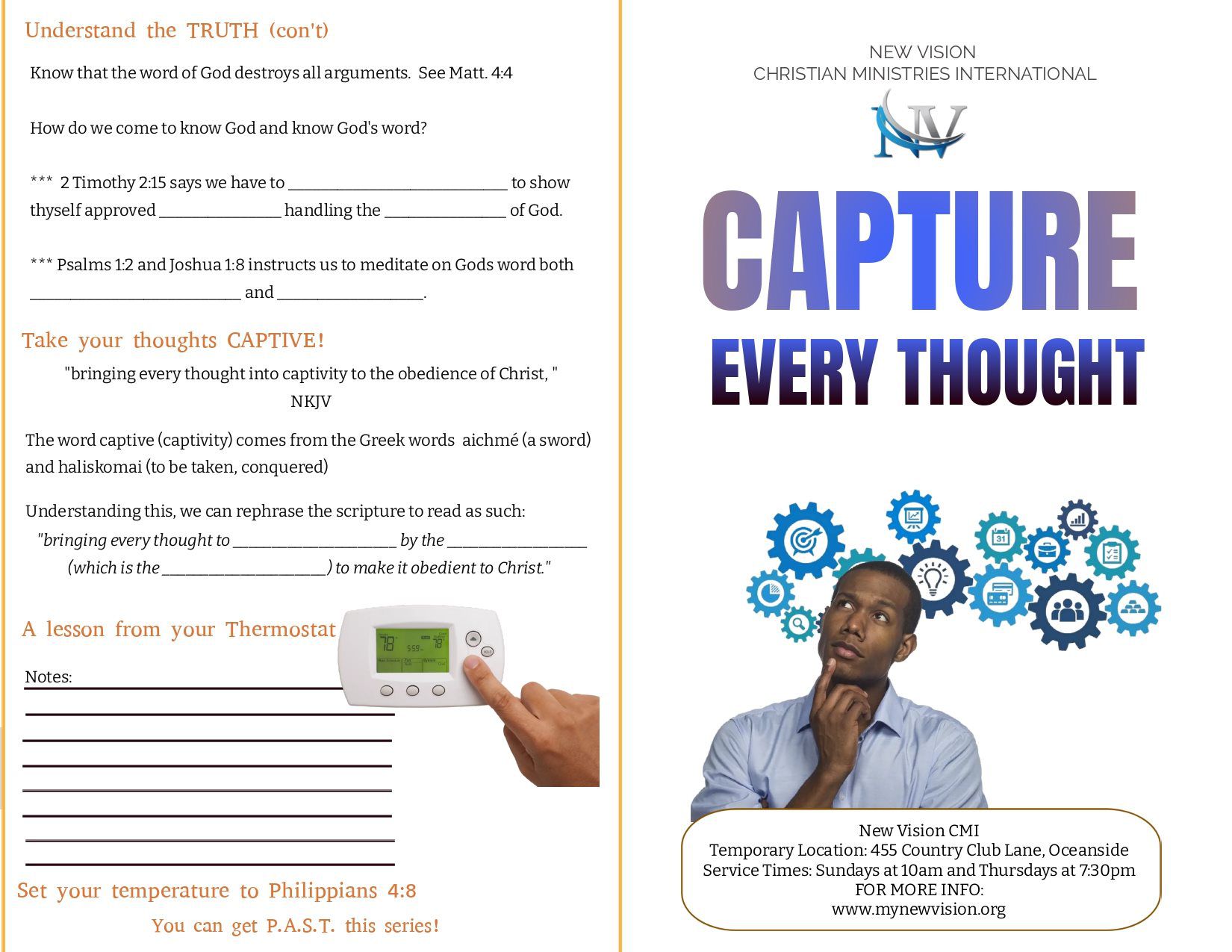 Capturing Your Thoughts Lesson