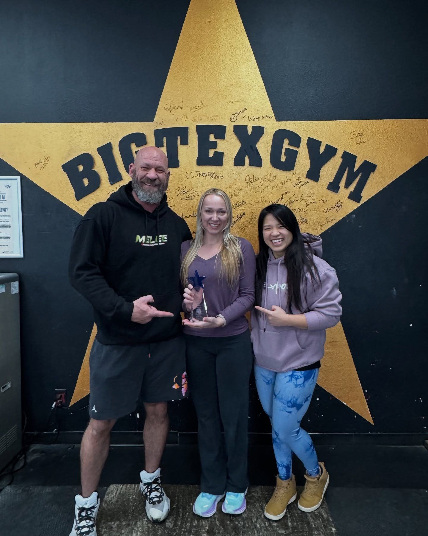 Gym members