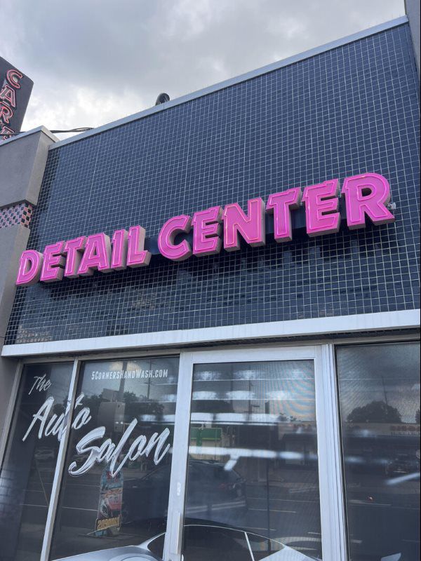 This image showcases vibrant and eye-catching channel letters mounted on the front of a bustling retail shop. Designed to attract attention and boost visibility, these custom channel letters are perfect for businesses seeking 'channel letters near me