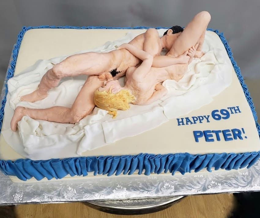 Erotic 69 Cake