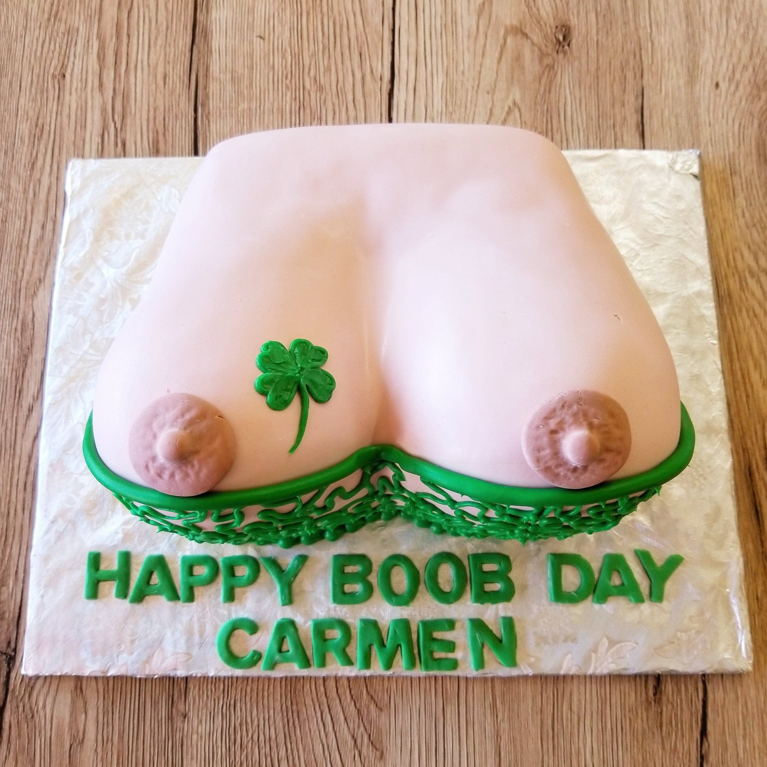 Boobs Cake - St. Patrick's Day