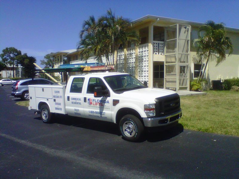 florida lifts llc service truck