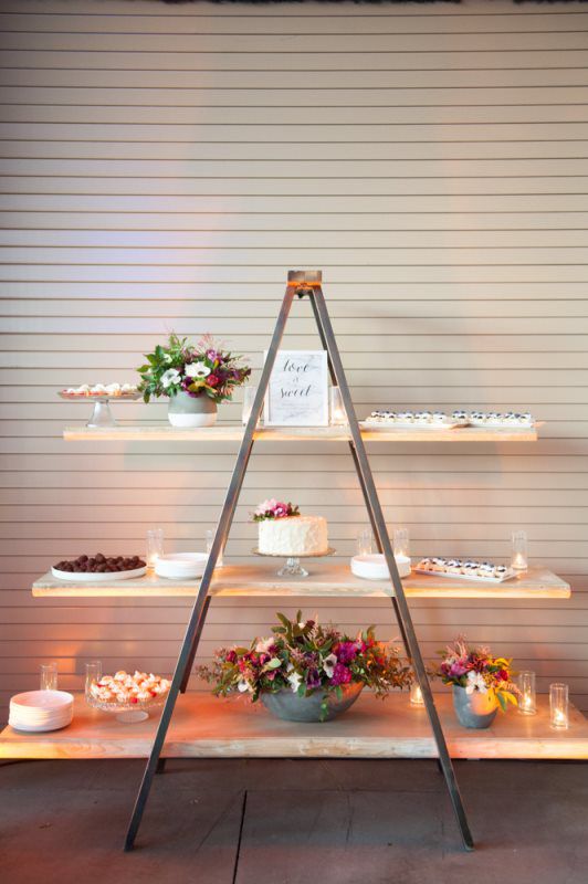 dessert set up