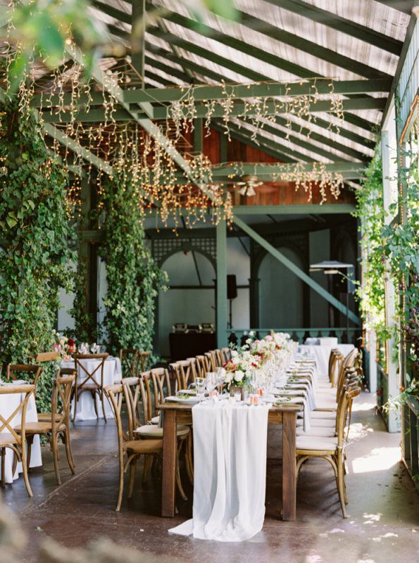 reception venue styling