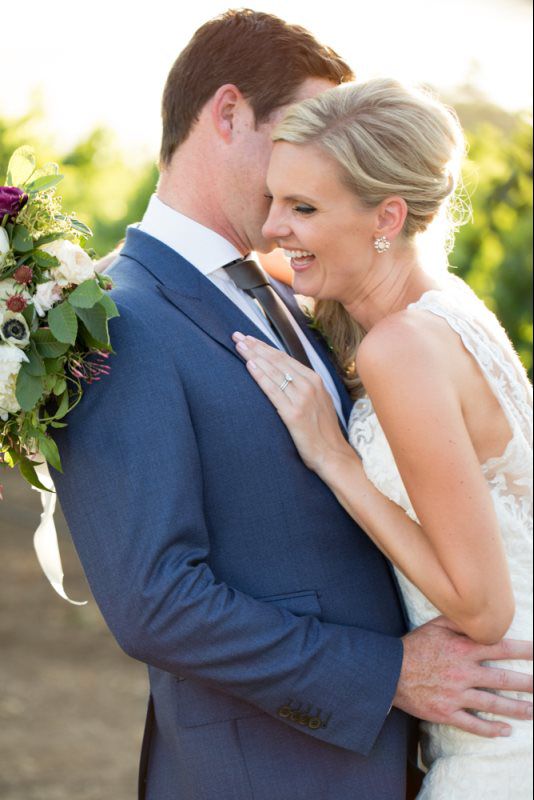 bride smiling