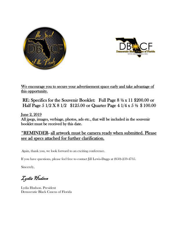 Souvenir Booklet Ads - 2019