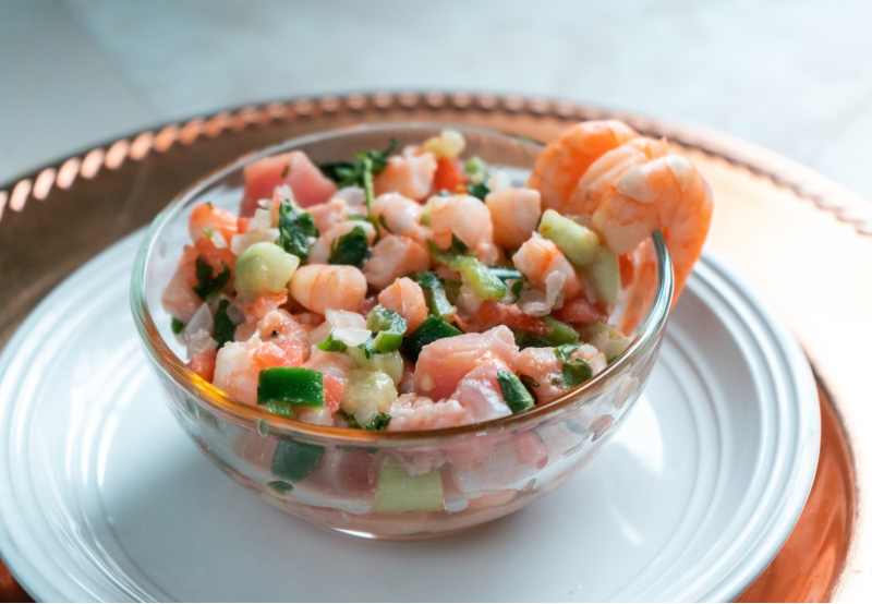 Summer Time Shrimp Ceviche