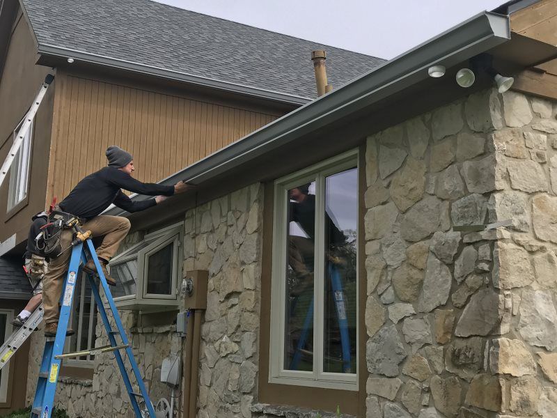Gutters install