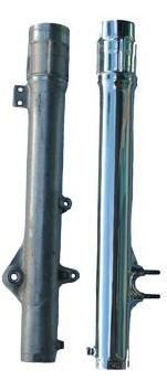Polished  fork sliders