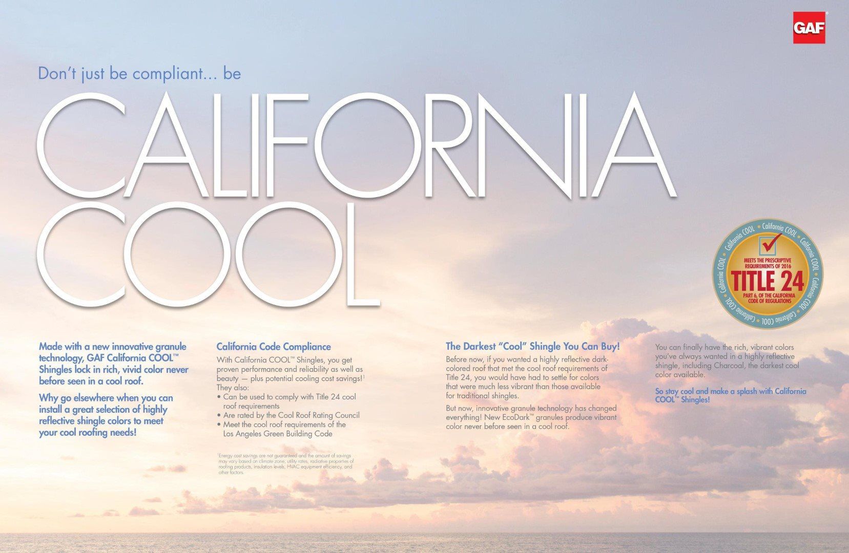 California Cool Shingles