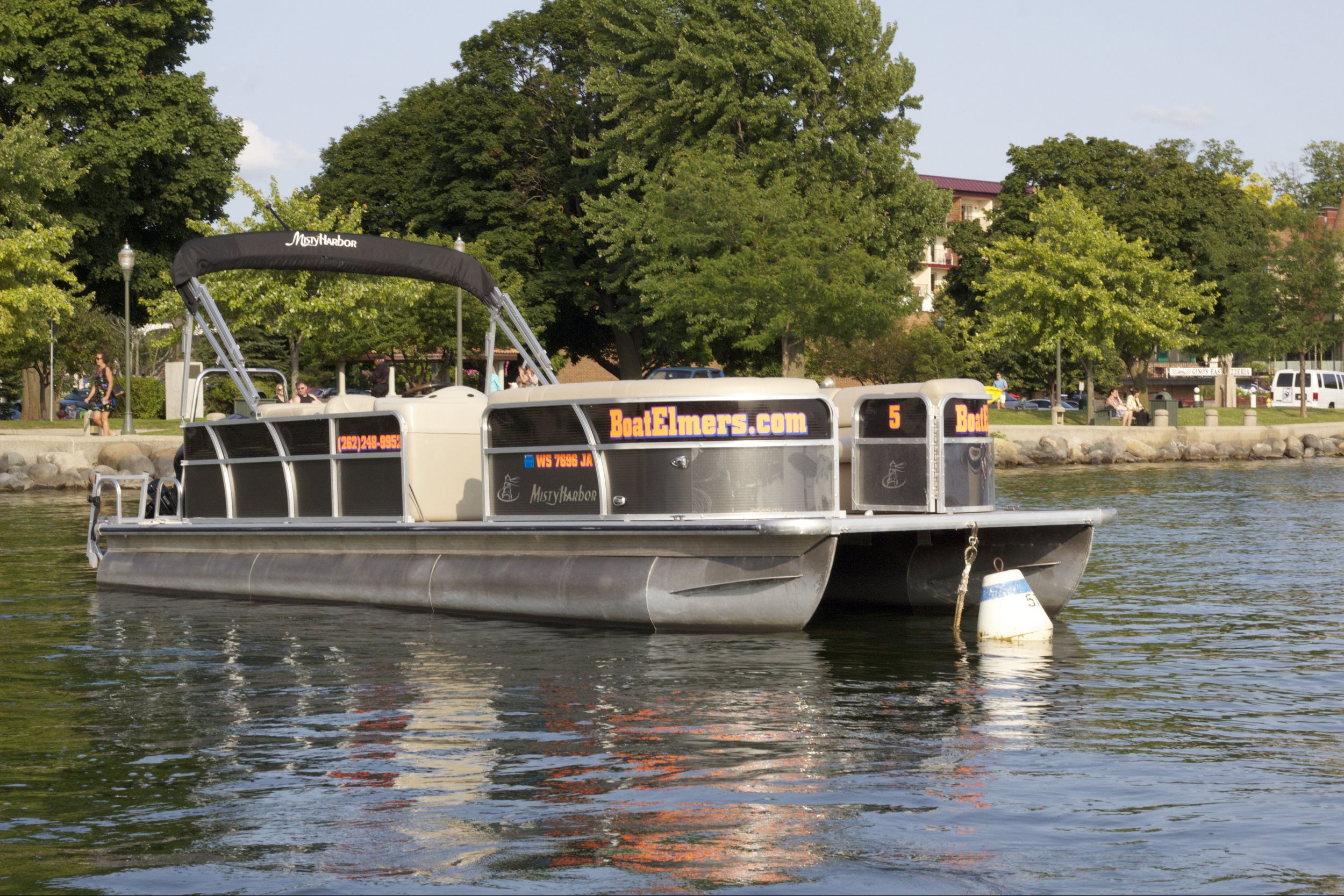 Pontoon Boat Rentals Boat Elmers Elmer's Lake Geneva Boat Rental