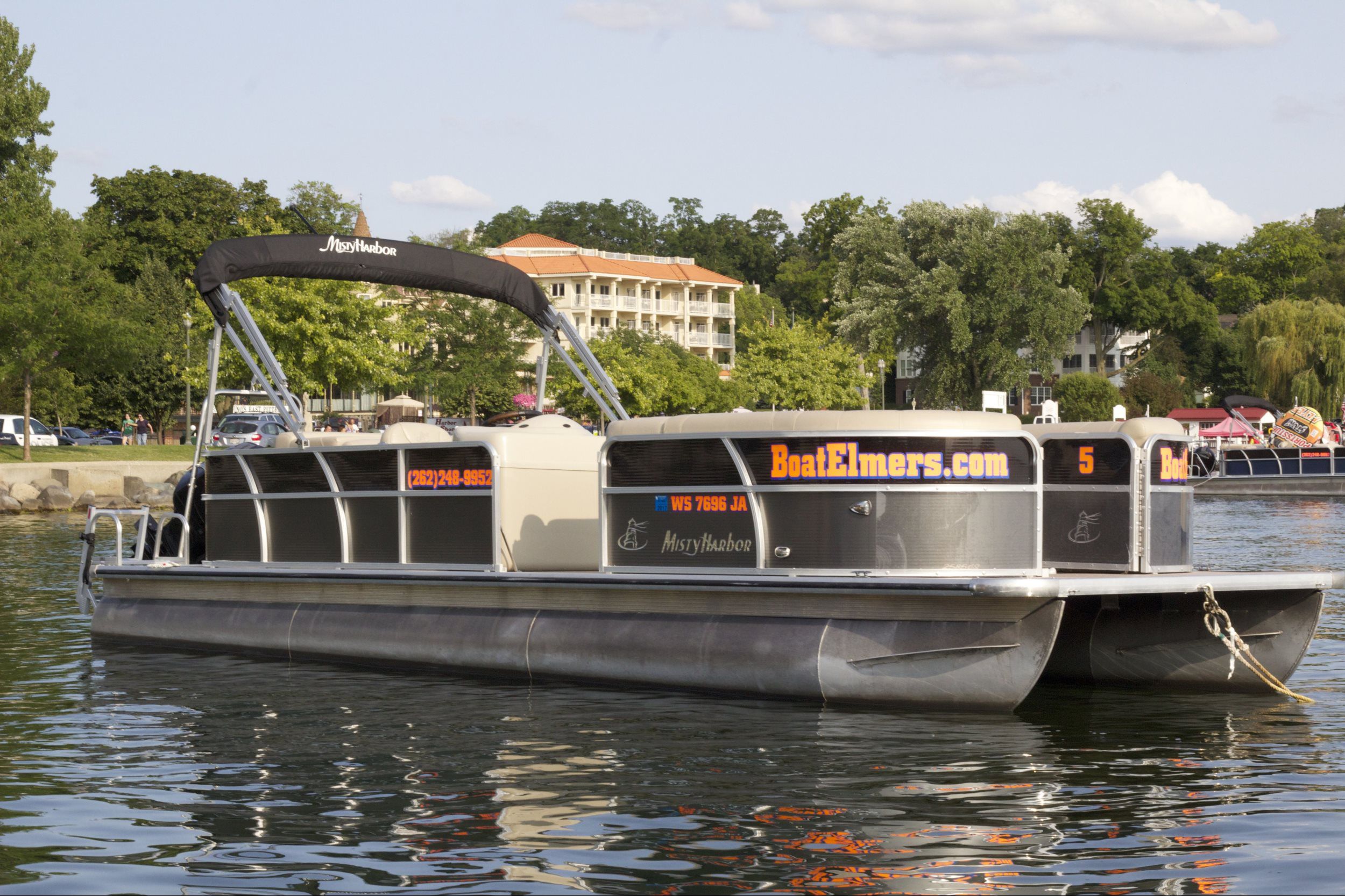 Pontoon Boat Rentals Boat Elmers Elmer's Lake Geneva Boat Rental