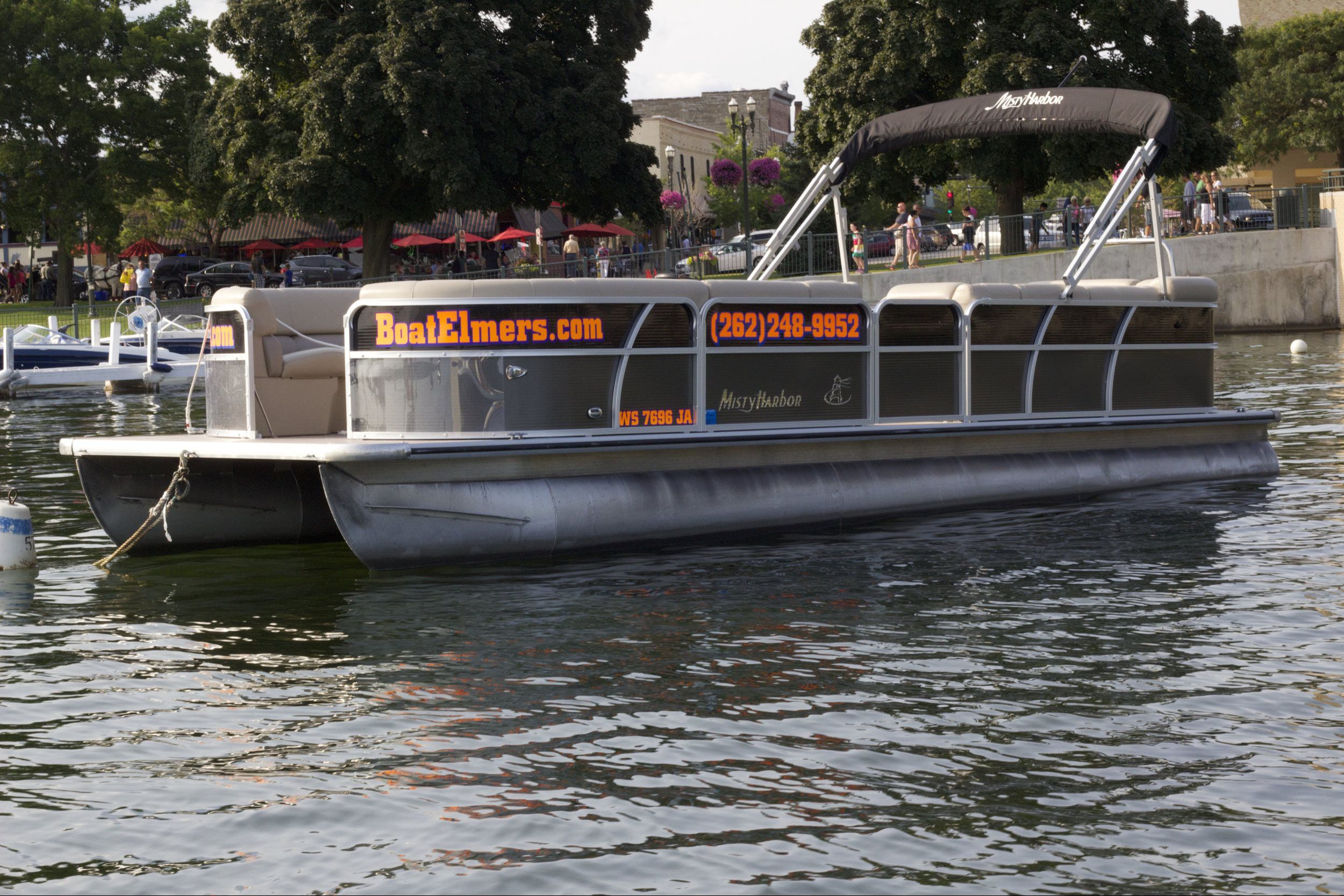 Pontoon Boat Rentals Boat Elmers Elmer's Lake Geneva Boat Rental