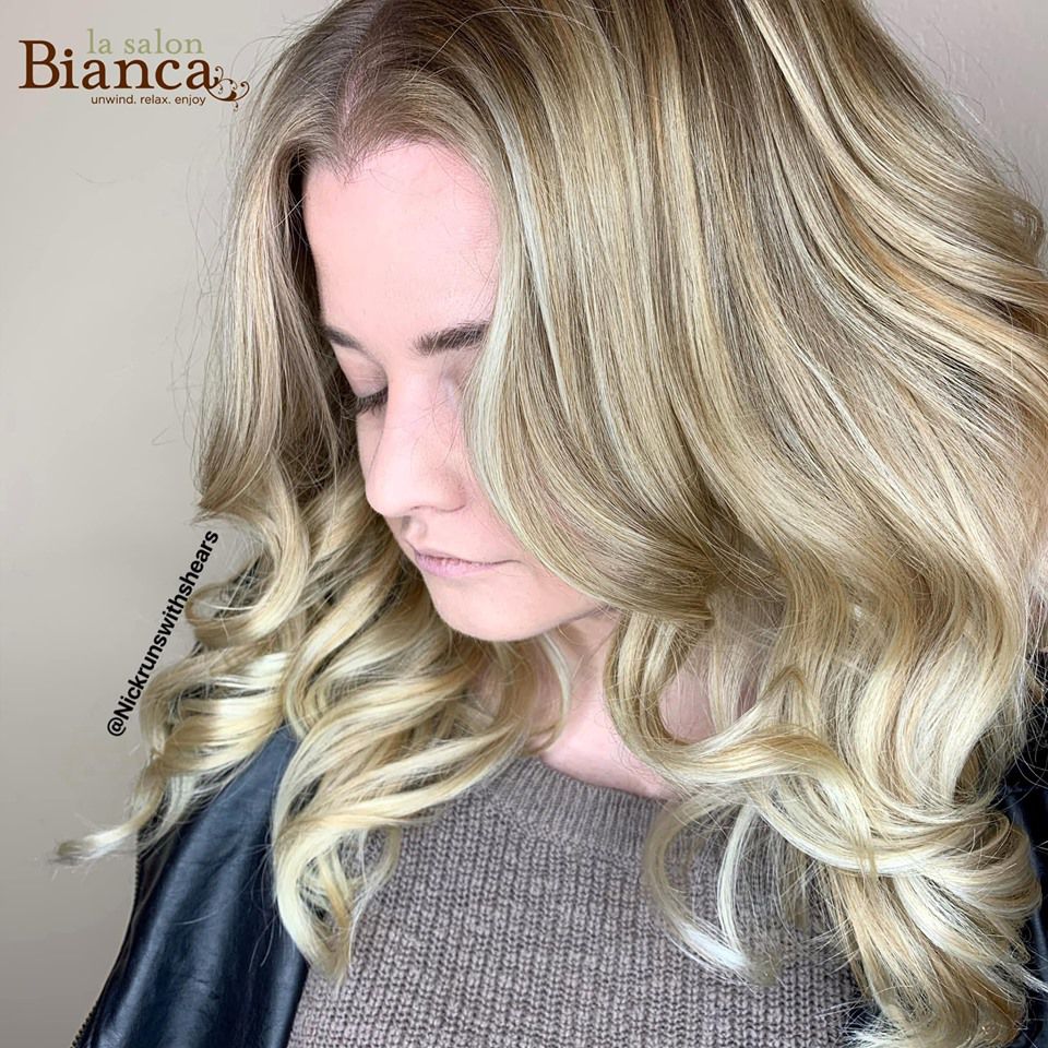 Bombshell Blonde La Salon Bianca Rochester Ny