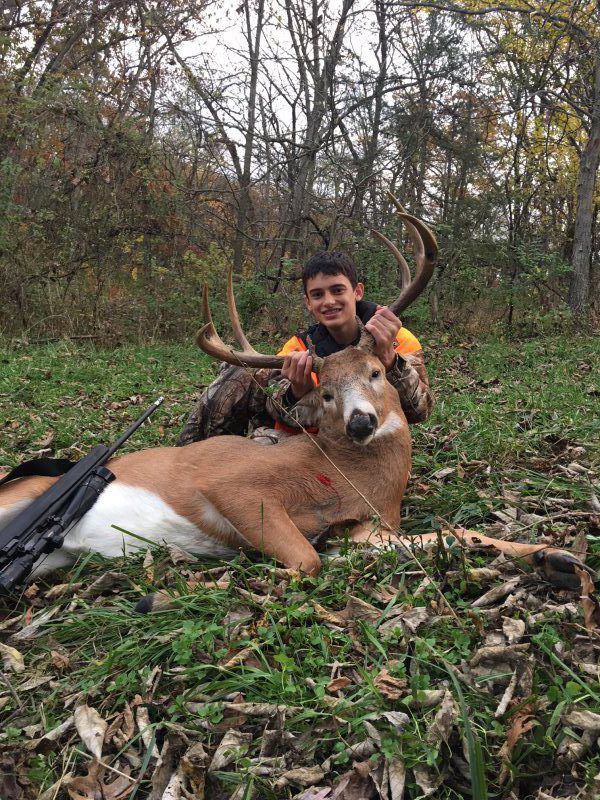 Picture With deer