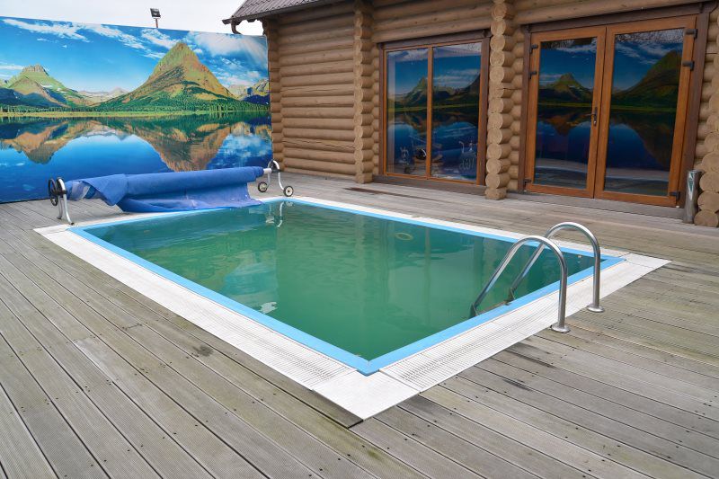 swimming pool cottage