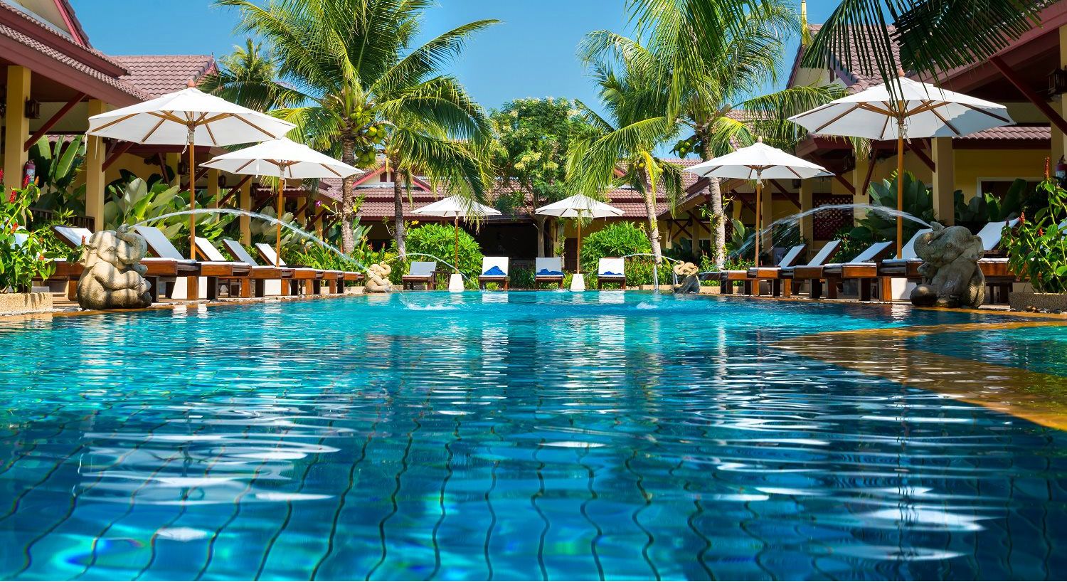 swimming pool cottage