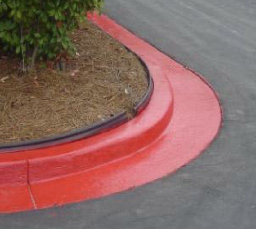 Street curb painting