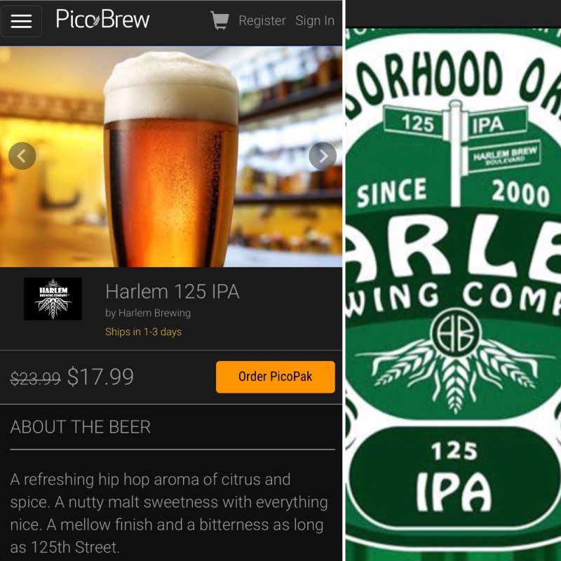 Brew Your Own Harlem