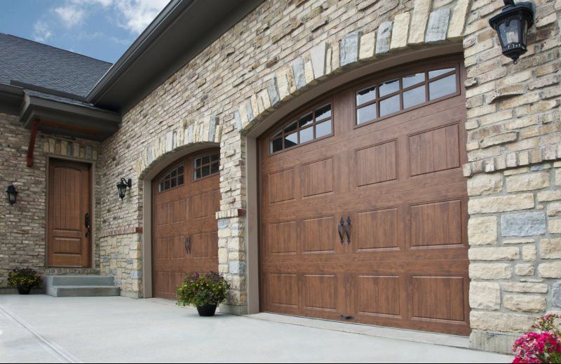 wood garage door