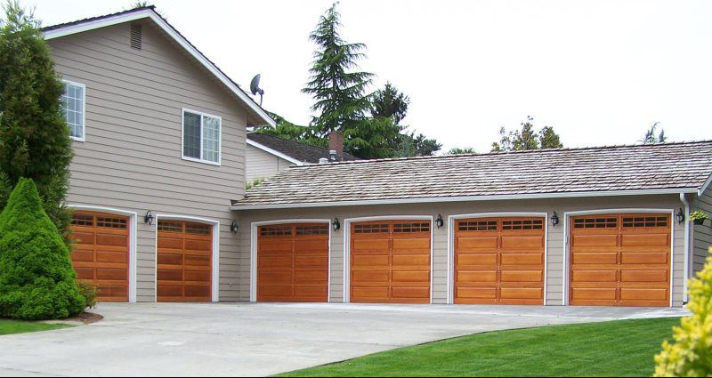 wood garage doors