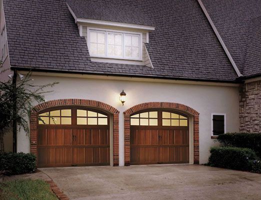 wood garage doors