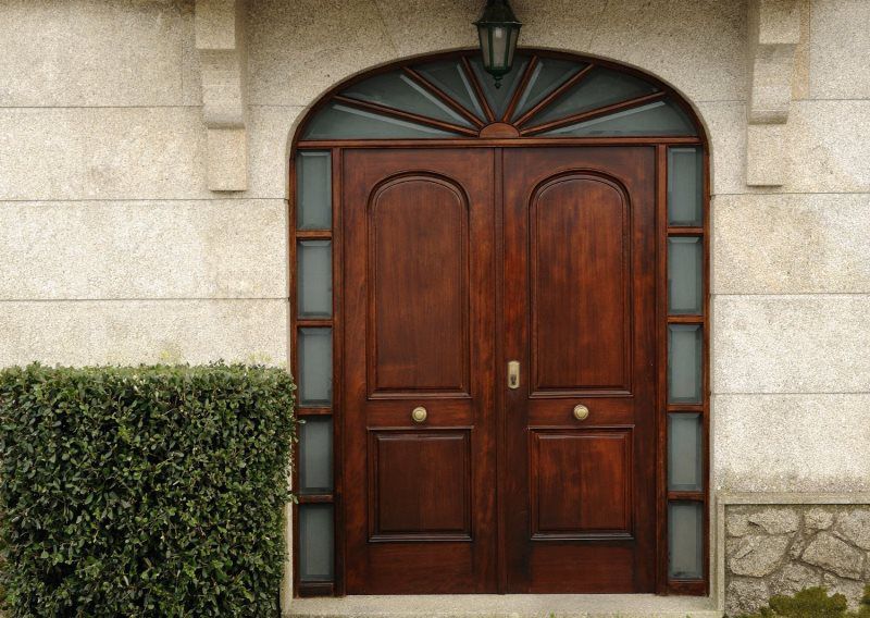 wood entry door