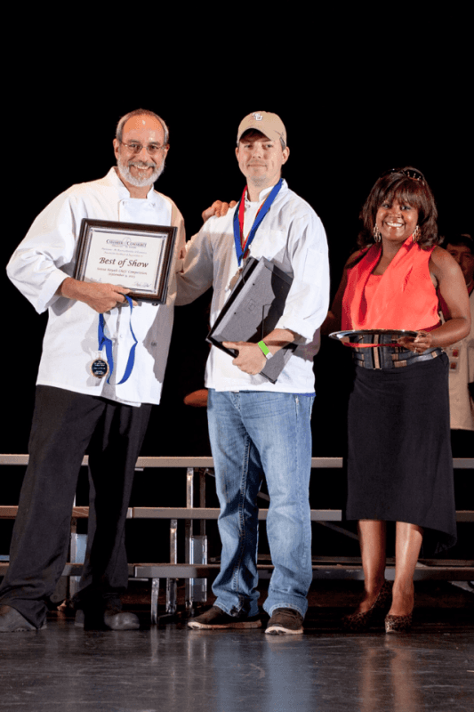 Jason Huguet awarding