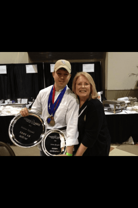 Jason Huguet with woman