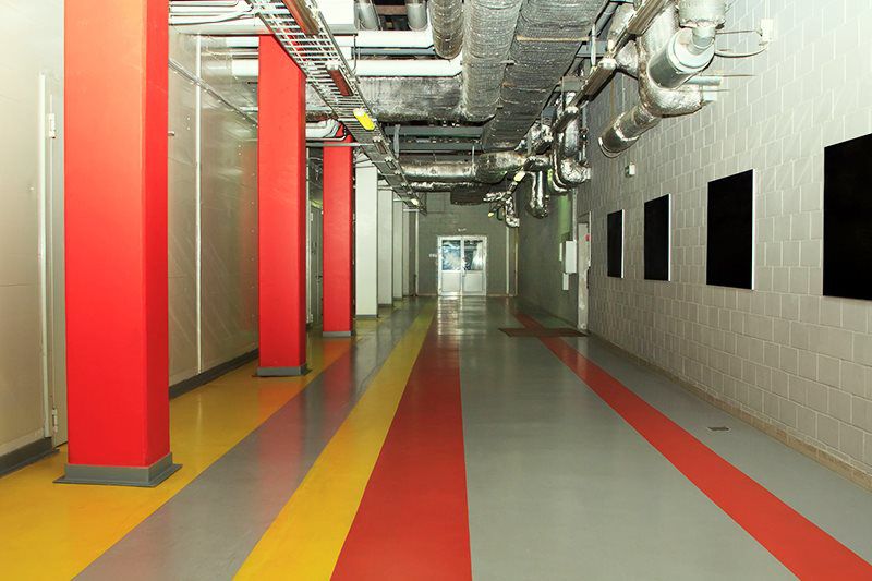 Professional Floor Line Striping Services Paint Platoon Chicago, IL