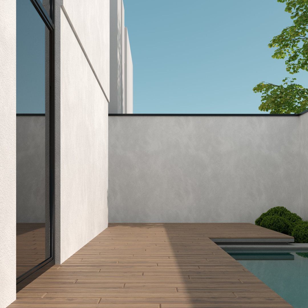 Pool Deck Cleaning 