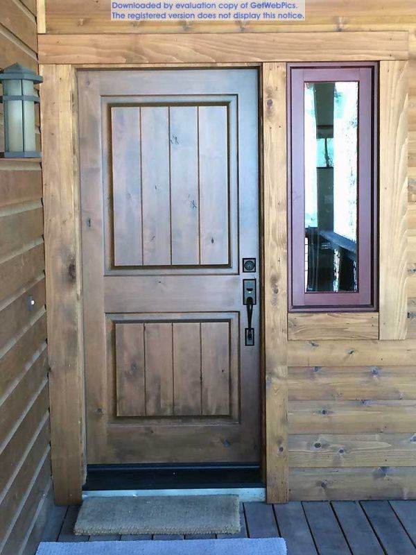 Donner Crest Lot 65 Wooden Doors