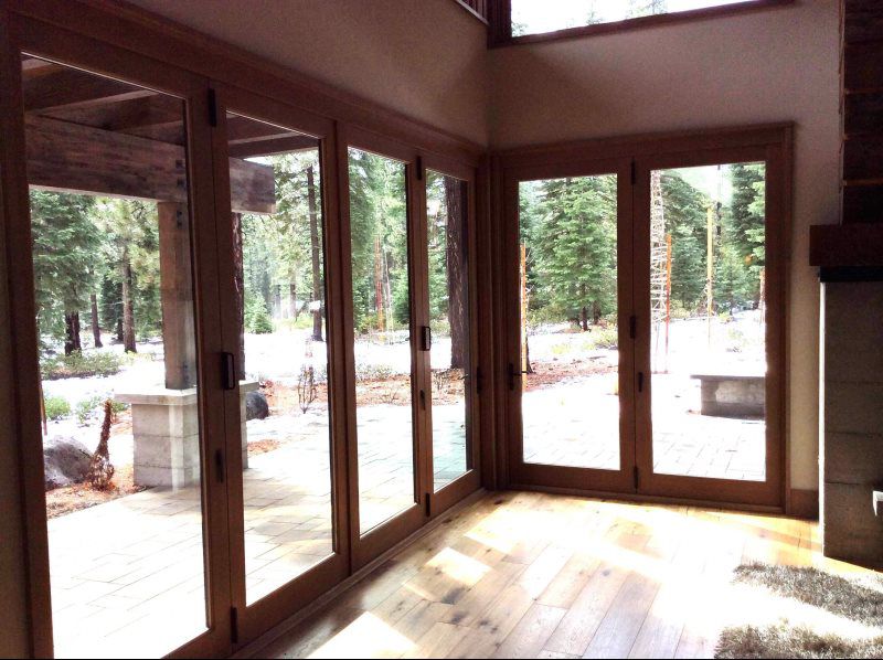 Clear Glass Doors